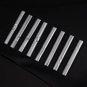 Men’s Crystal Metal Tie Clip for Weddings