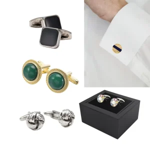 Metal Men’s Suit Shirt Cufflinks
