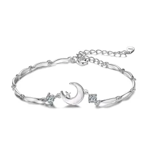 Moon Bangle Bracelet