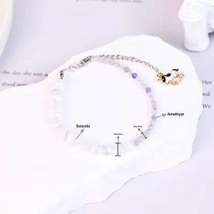 Multi-Crystal Bead Bracelet Bangles for Party ODM Supply Type