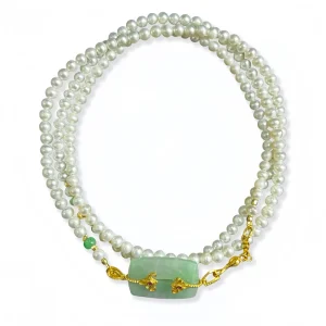 Natural Burmese Grade A Jadeite Necklace (NGTC Certified)