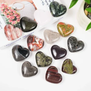 Natural Crystal Heart 5 x 6 cm