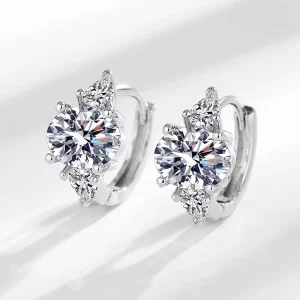 Natural Diamond Round Brilliant-Cut Women’s Earrings