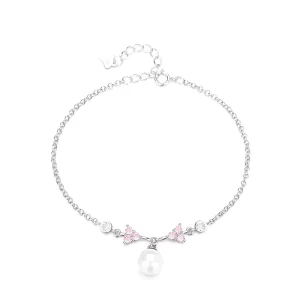 Natural Freshwater Pearl Women’s 925 Silver Bracelet
