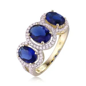 Natural Gemstone Engagement Ring Precious Stone Custom Birthstone Jewelry for Women