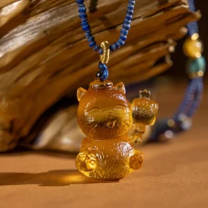 Natural Stone Crystal Pendant Necklace for Women