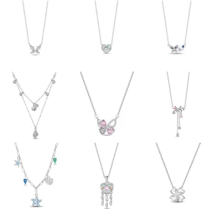 New Arrival Stylish Cute Fine Jewelry Necklaces S925 Silver Jewelry Dropshipping Supported