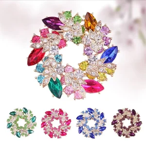 Pearl Flower Bouquet Brooch Made in Korea