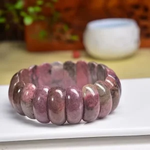 Rhodonite Bangle Bracelet