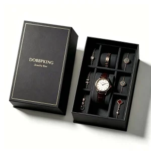 Rigid Jewelry Watch Gift Box with Detachable Lid Custom Size and Color
