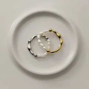 S925 Sterling Silver Pearl Ring for Women