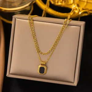Stainless Steel Women’s Anti-Fade Clavicle Chain Necklace