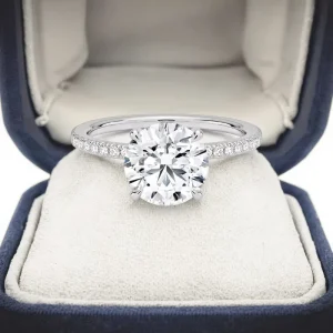 VSS Lab Grown Diamond Ring 1.5ct 1ct Crown 18k Gold Size 8 for Women and Men