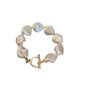 Women’s Baroque Pearl Beaded Bracelet