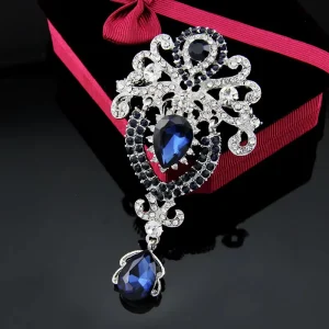 Women’s Colorful Stone Bouquet Brooch