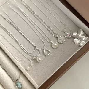Women’s Pearl Combination Clavicle Chain Necklace