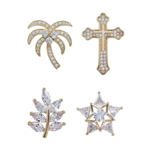 Zircon Brooch Fashion Jewelry Pins for Women and Men