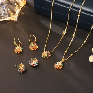 Necklace and Earrings Jewelry Set